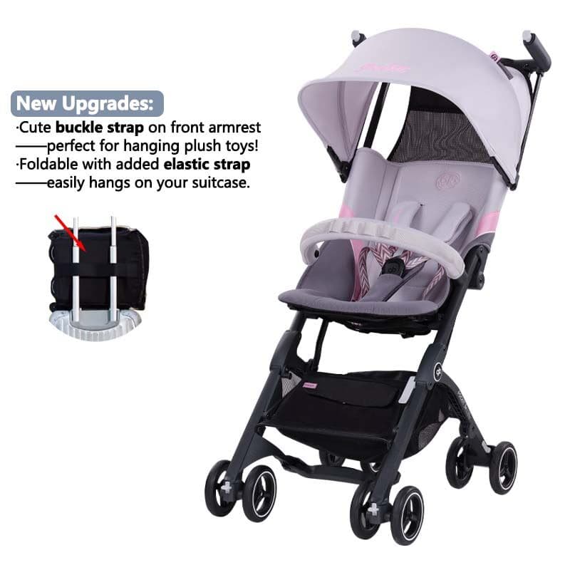 gb Pockit+ All-Terrain, Ultra Compact Lightweight baby pockit Travel Stroller for Babies & Toddlers, Carry-On flight Luggage Compliant
