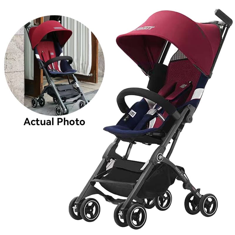 gb Pockit+ All-Terrain, Ultra Compact Lightweight baby pockit Travel Stroller for Babies & Toddlers, Carry-On flight Luggage Compliant