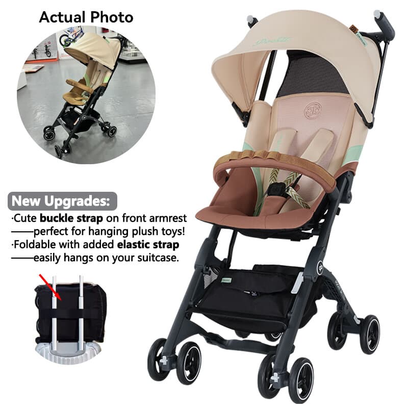gb Pockit+ All-Terrain, Ultra Compact Lightweight baby pockit Travel Stroller for Babies & Toddlers, Carry-On flight Luggage Compliant