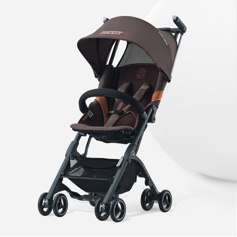 gb Pockit+ All-Terrain, Ultra Compact Lightweight baby pockit Travel Stroller for Babies & Toddlers, Carry-On flight Luggage Compliant