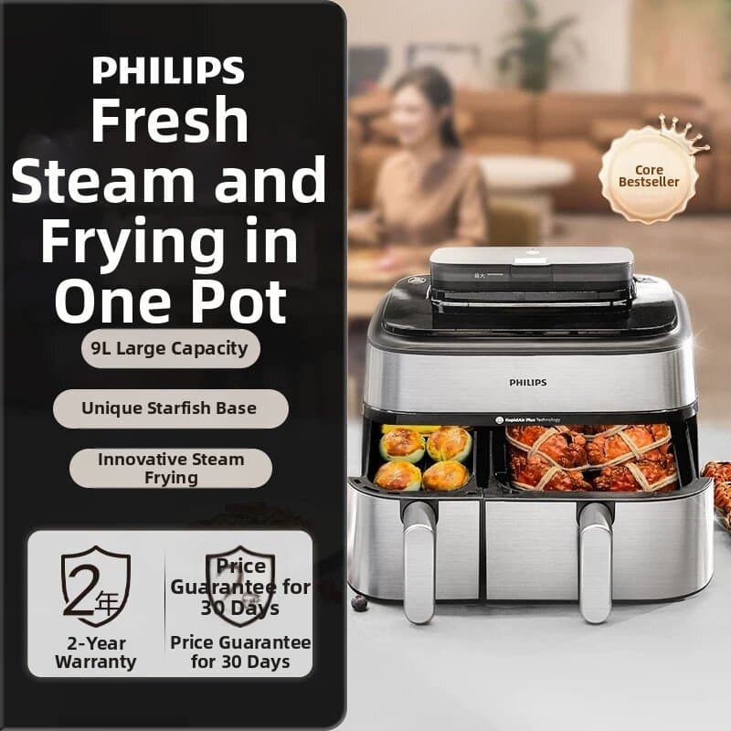 Steam And Bake Air Fryer Large Capacity