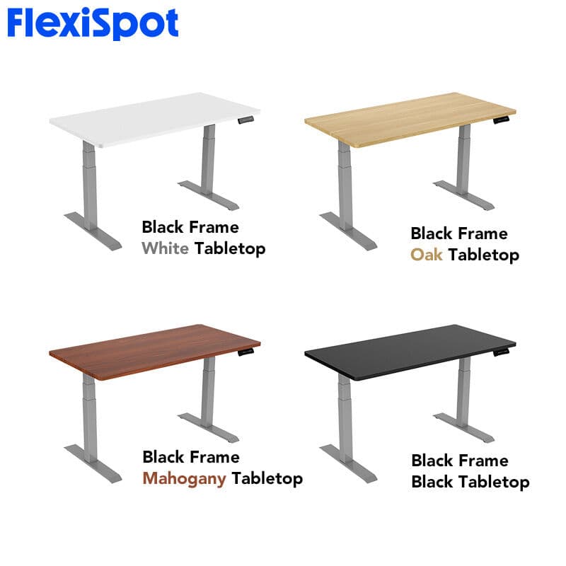 FlexiSpot E7 Premium Standing Desk Height Adjustable 2-Motor 3-Stage Anti-Collision With Tabletop