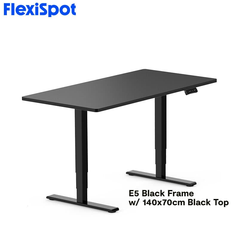 FlexiSpot E5 Standard Standing Desk Height Adjustable 2-Motor 3-Stage Reversed Column