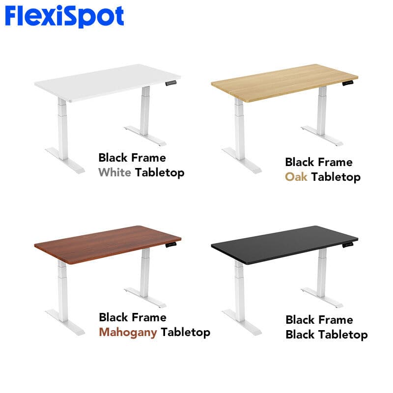 FlexiSpot E7 Premium Standing Desk Height Adjustable 2-Motor 3-Stage Anti-Collision With Tabletop