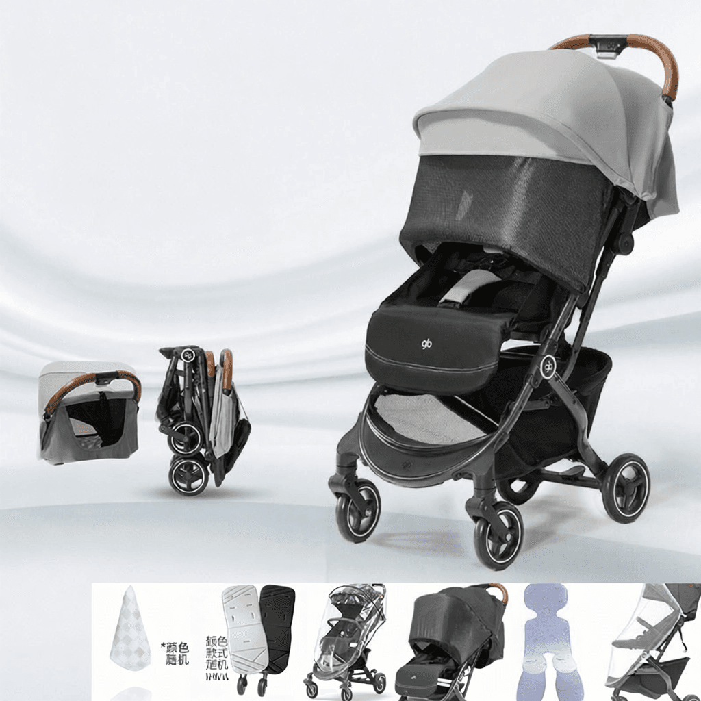 Portable Travel Stroller Can Sit or Recline