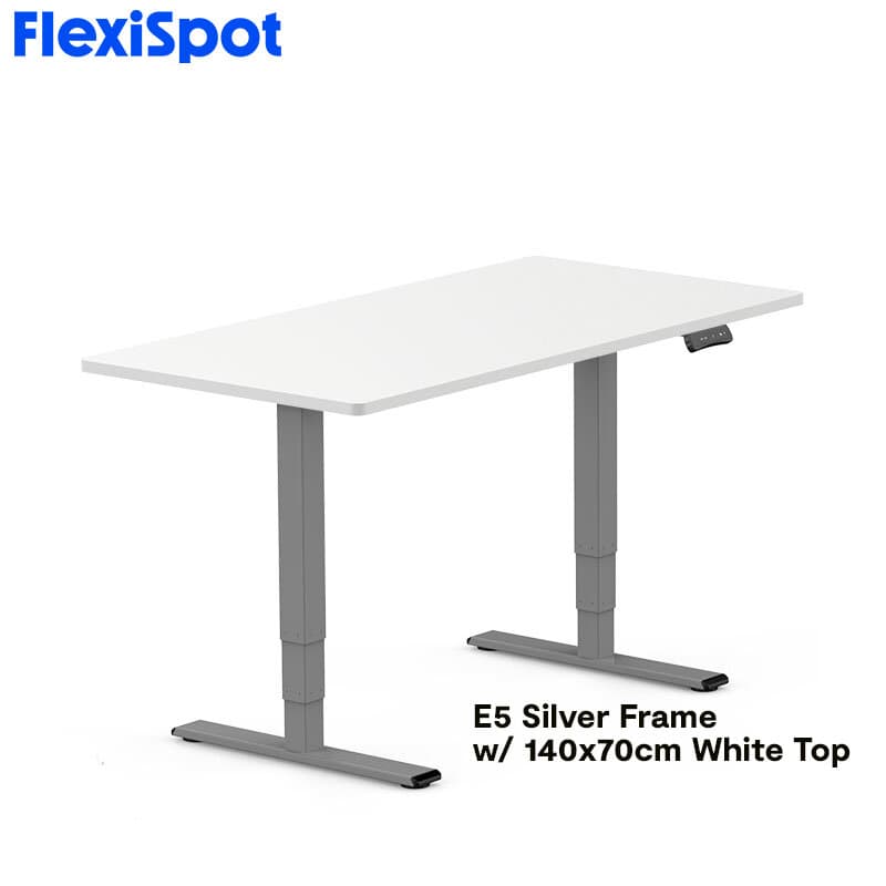 FlexiSpot E5 Standard Standing Desk Height Adjustable 2-Motor 3-Stage Reversed Column