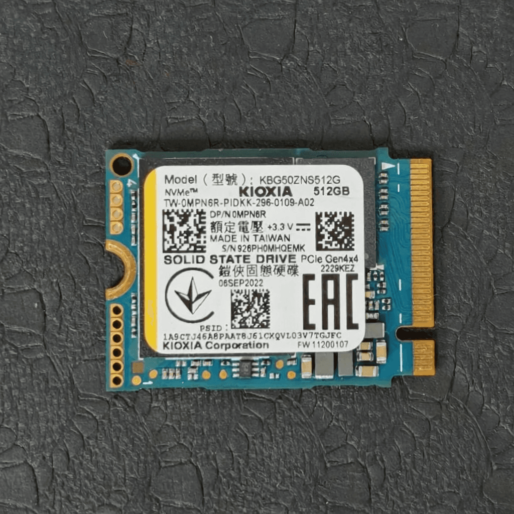 PCIe4.0 NVMe SSD 512GB