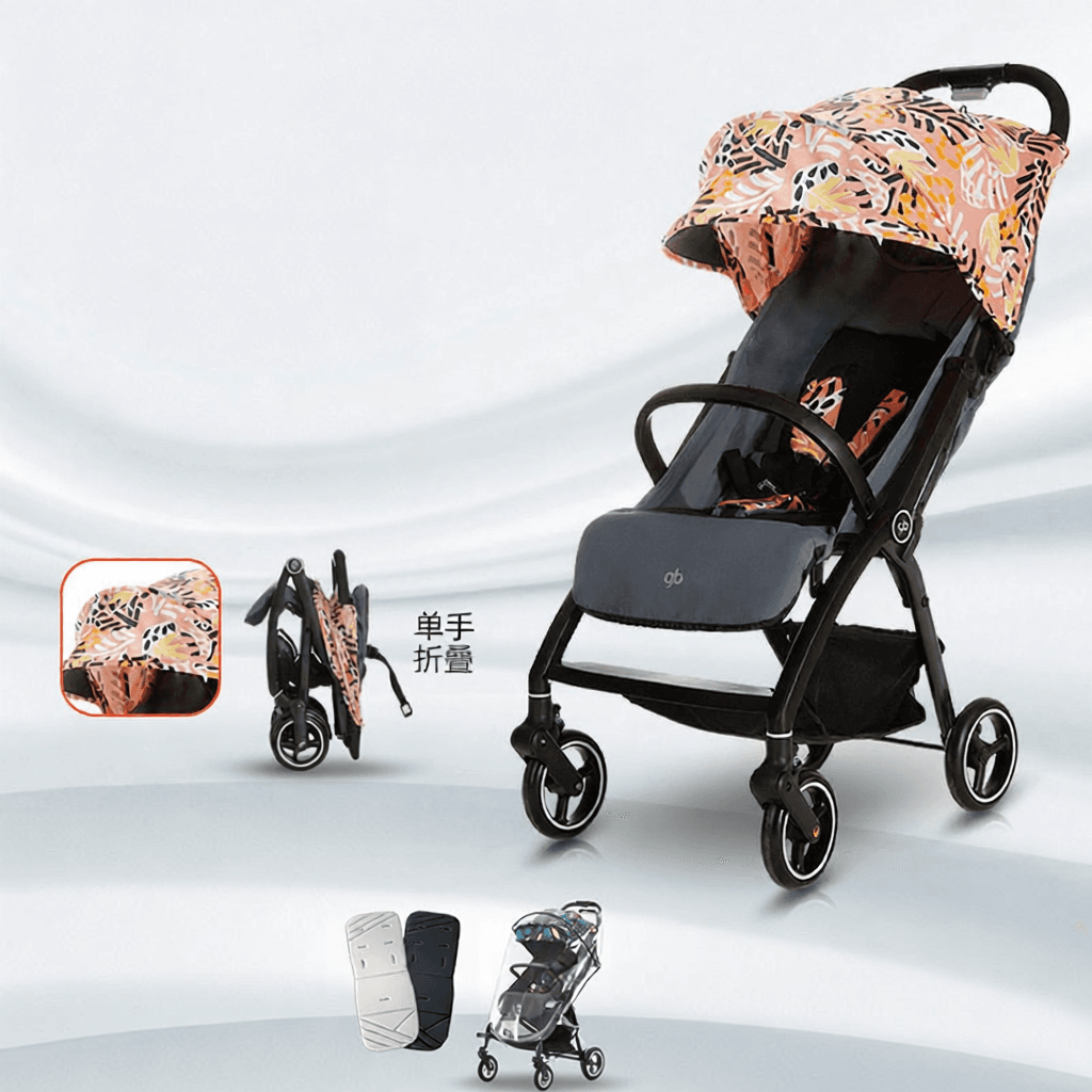 Portable Travel Stroller Can Sit or Recline