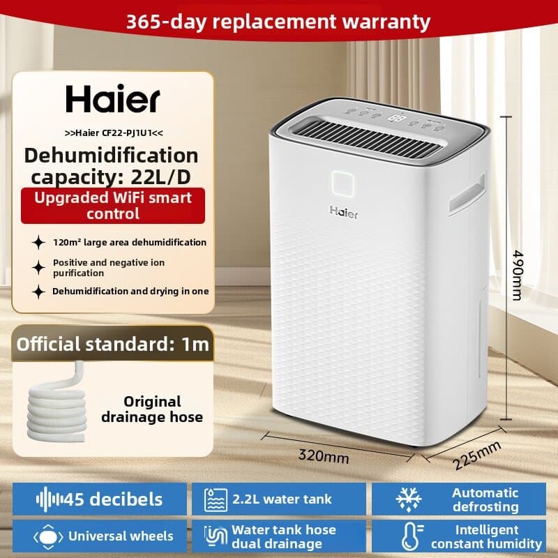 Quiet Portable Dehumidifier for Home Use Energy Efficient High Efficiency Dehumidification for Bedroom Basement Closet Anti Mold Moisture Removal with Smart App Control