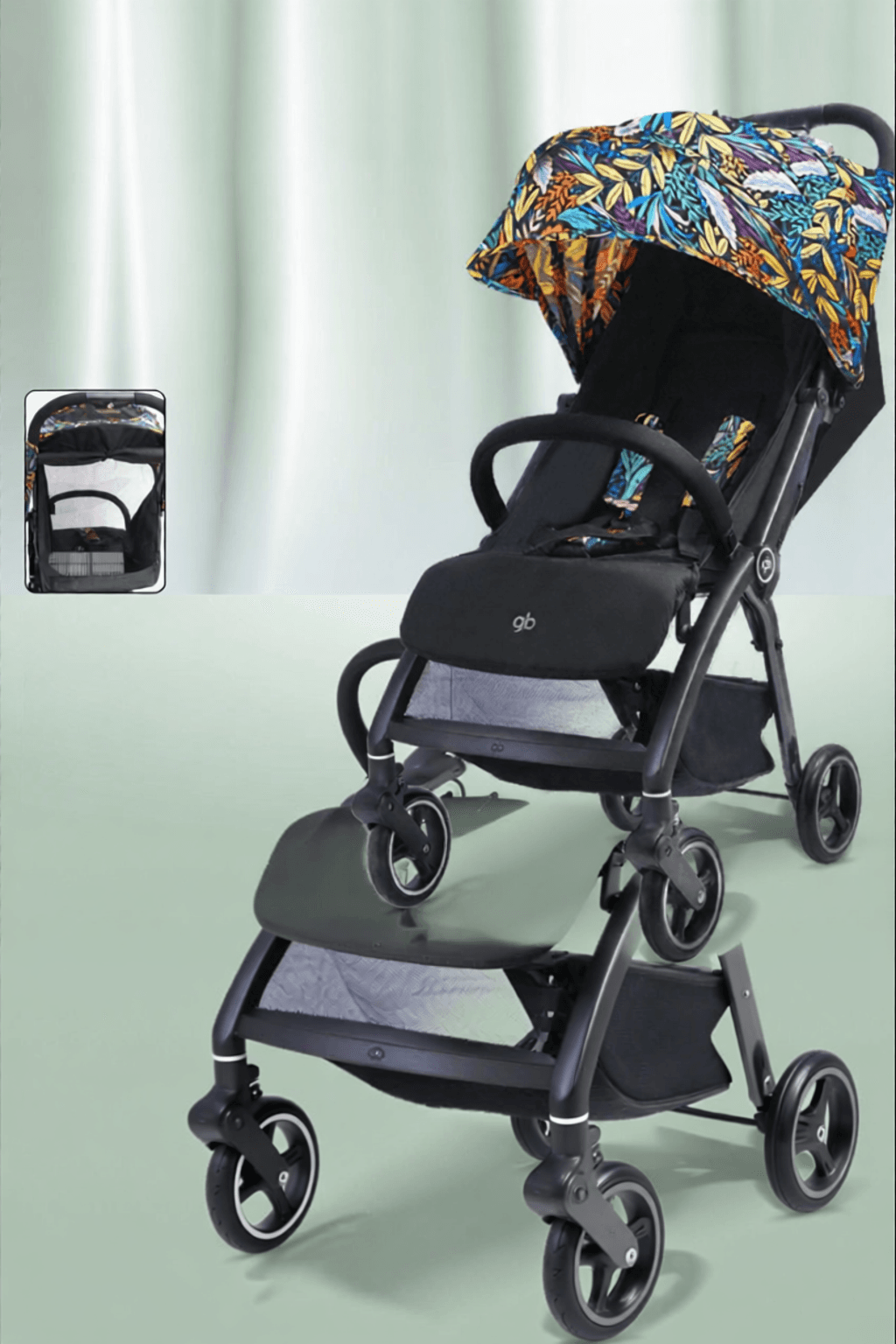 Foldable Lightweight Stroller Portable Baby Car