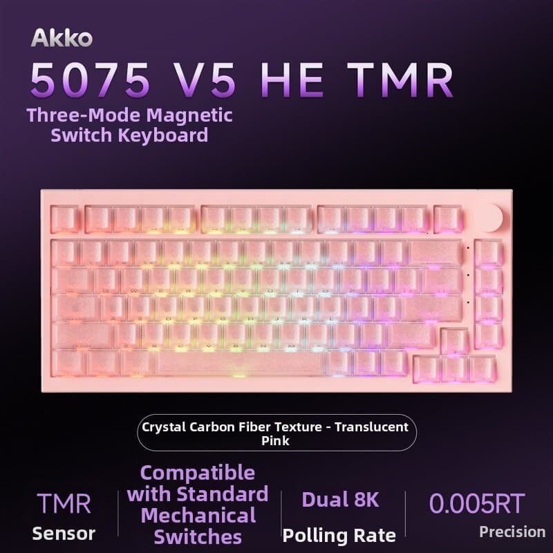 Tri-Mode Magnetic Axis TMR Dual-Lit Gaming Keyboard