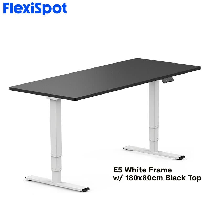 FlexiSpot E5 Standard Standing Desk Height Adjustable 2-Motor 3-Stage Reversed Column