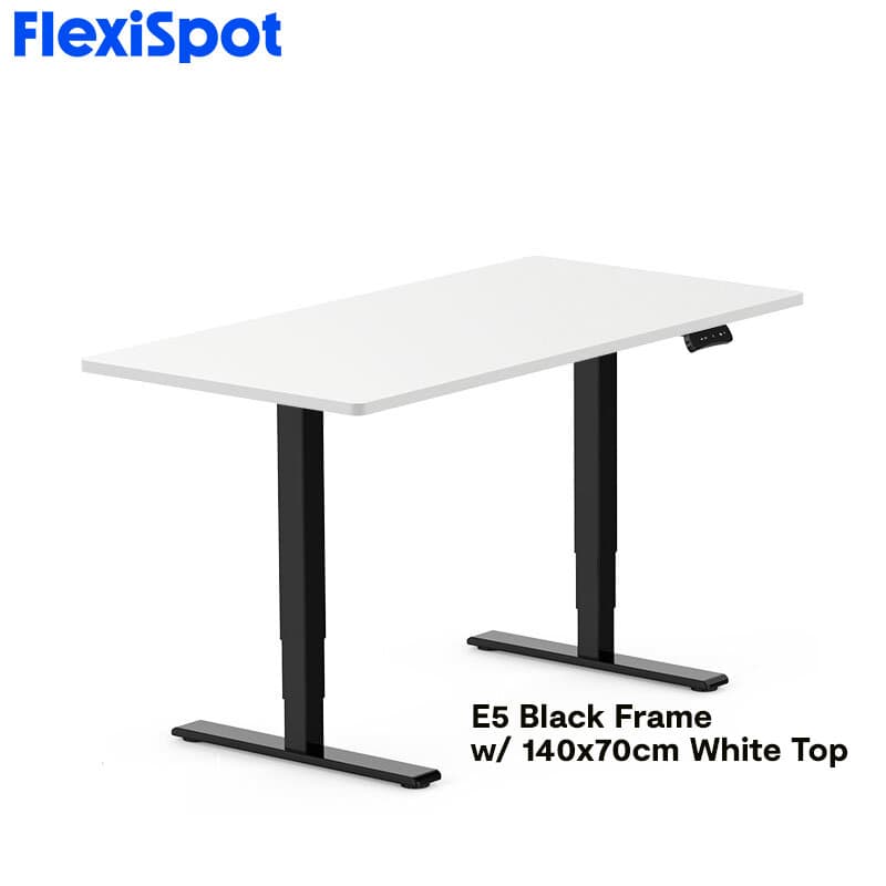 FlexiSpot E5 Standard Standing Desk Height Adjustable 2-Motor 3-Stage Reversed Column