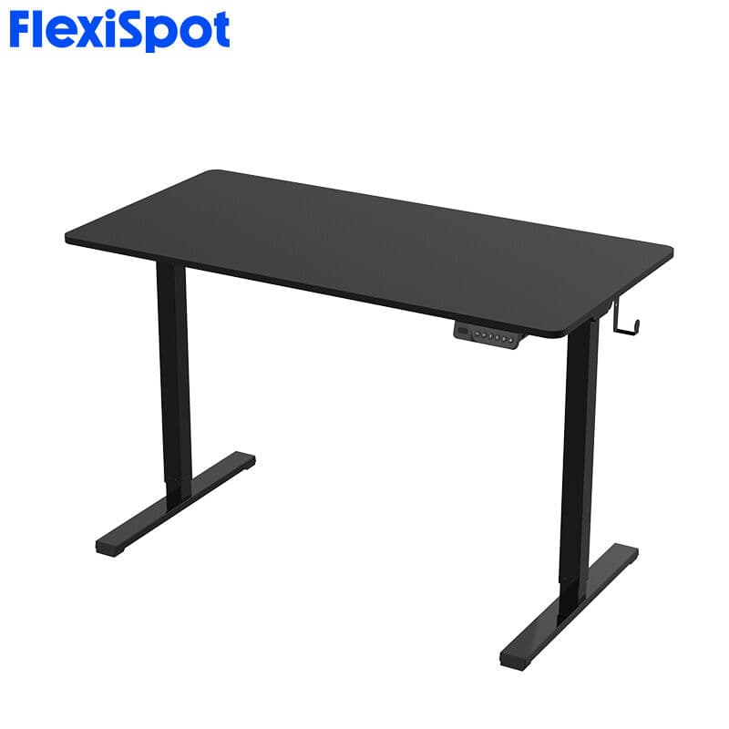 Deskey E150 Essential Plus Standing Desk Electric Sit Stand Desk with 48 x 24 Inches Desktop with Ergonomic Memory Controller and USB Charge Port