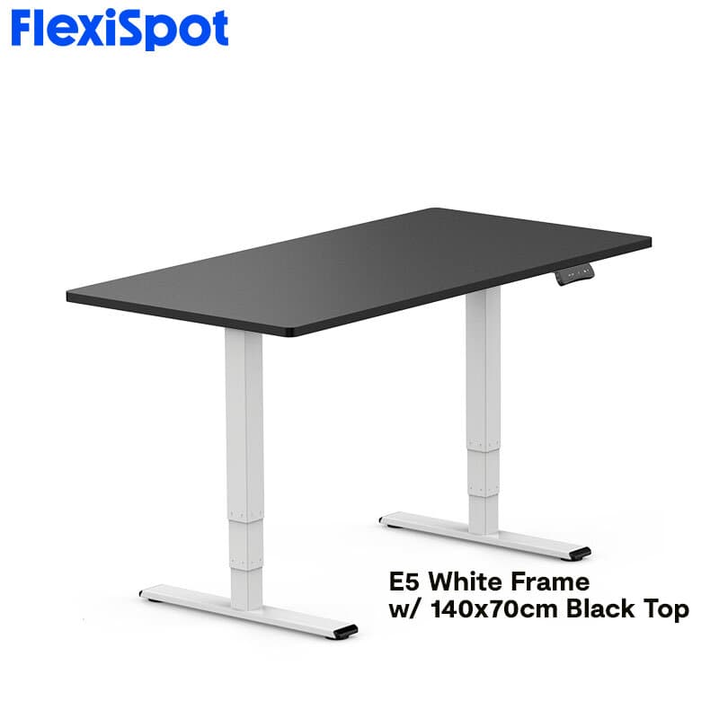 FlexiSpot E5 Standard Standing Desk Height Adjustable 2-Motor 3-Stage Reversed Column
