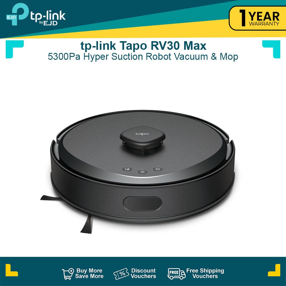 tp-link Tapo RV30 Max 5300Pa Hyper Suction Robot Vacuum & Mop