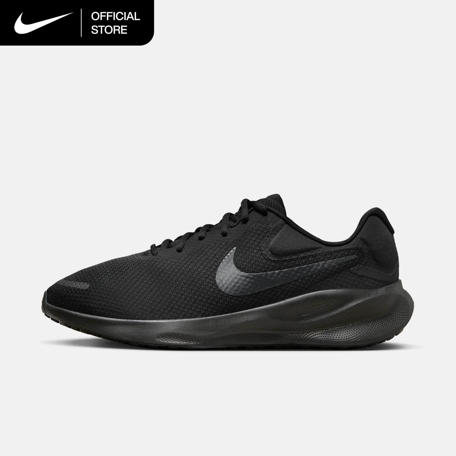 Nike Revolution 7 Men's Road Running Shoes (Extra Wide) - Black [FB8501-001]