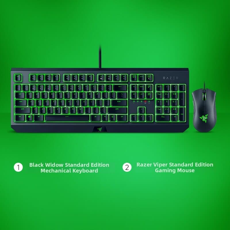 Competitive Mechanical Gaming Keyboard and Mouse Set