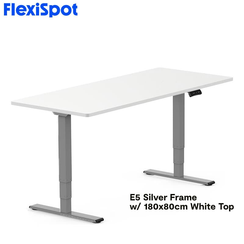 FlexiSpot E5 Standard Standing Desk Height Adjustable 2-Motor 3-Stage Reversed Column