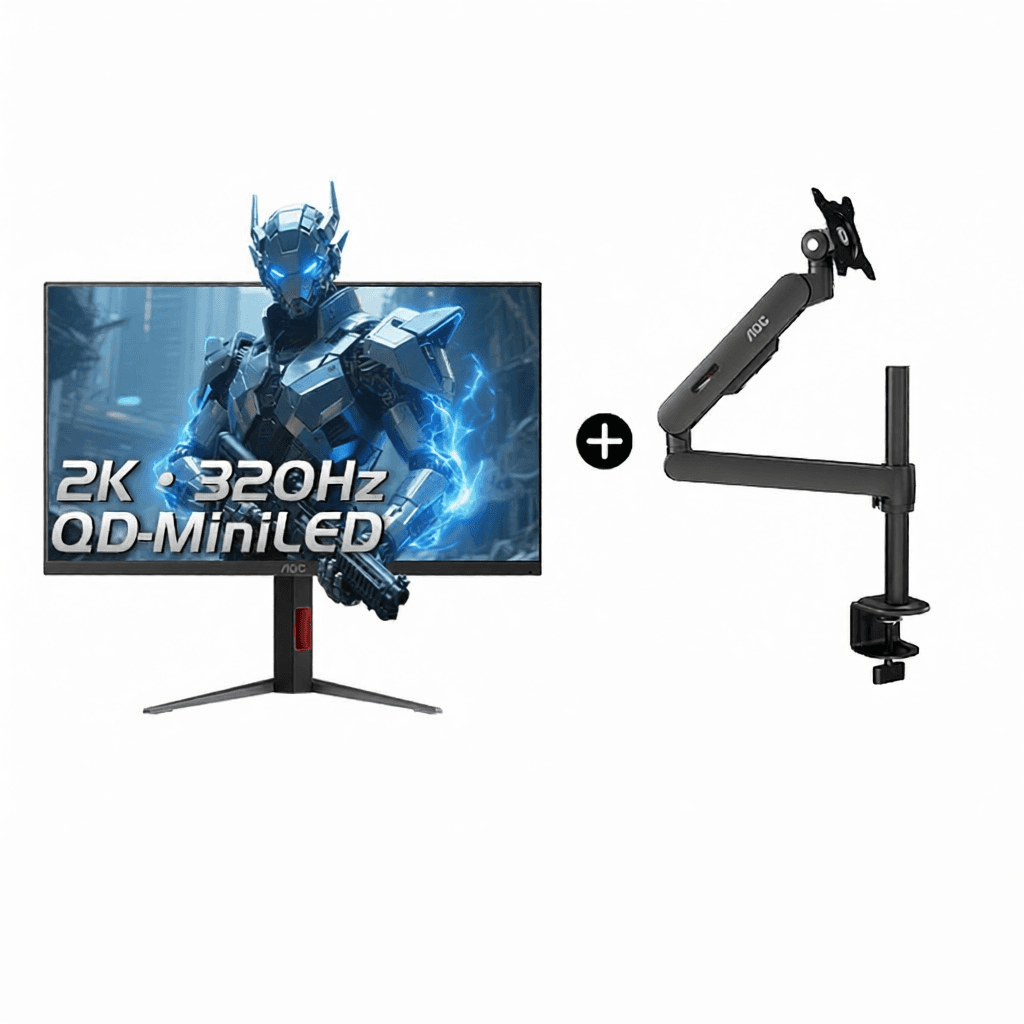 Gaming 2K 320Hz White Circular Polarization MiniLED Computer Monitor 27 Inches