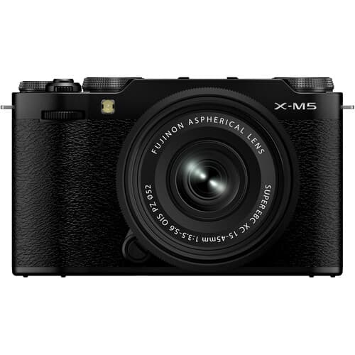 FUJIFILM X-M5 (W/ 15-45MM) BLACK/SILVER DIGITAL CAMERA - Henry's Cameras