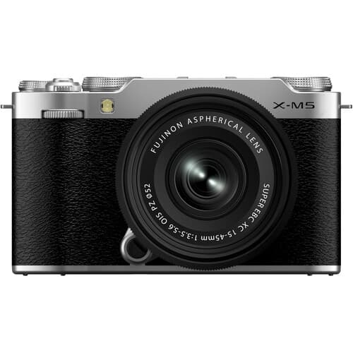 FUJIFILM X-M5 (W/ 15-45MM) BLACK/SILVER DIGITAL CAMERA - Henry's Cameras