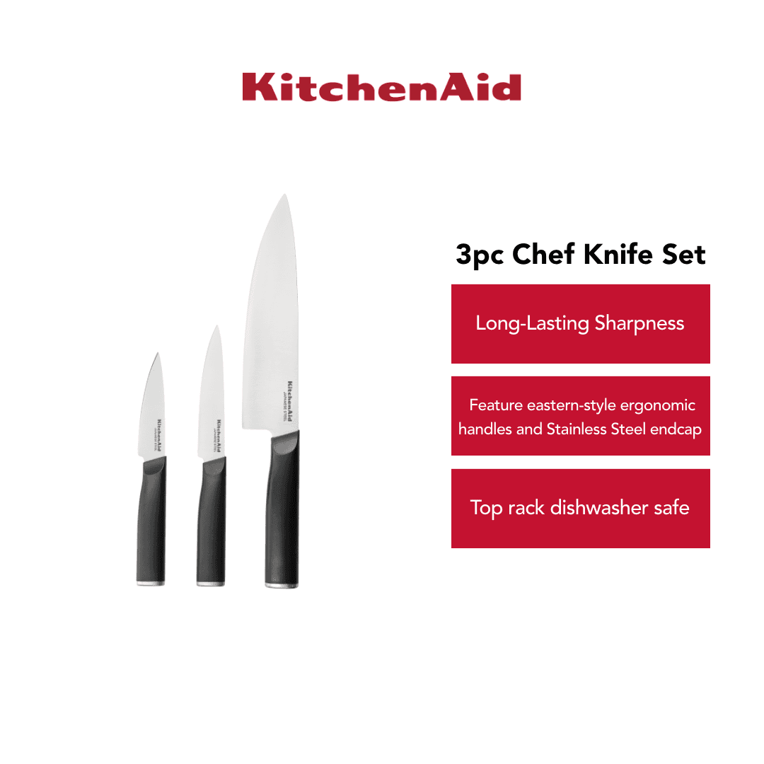 KitchenAid 3pc Chef Knife Set