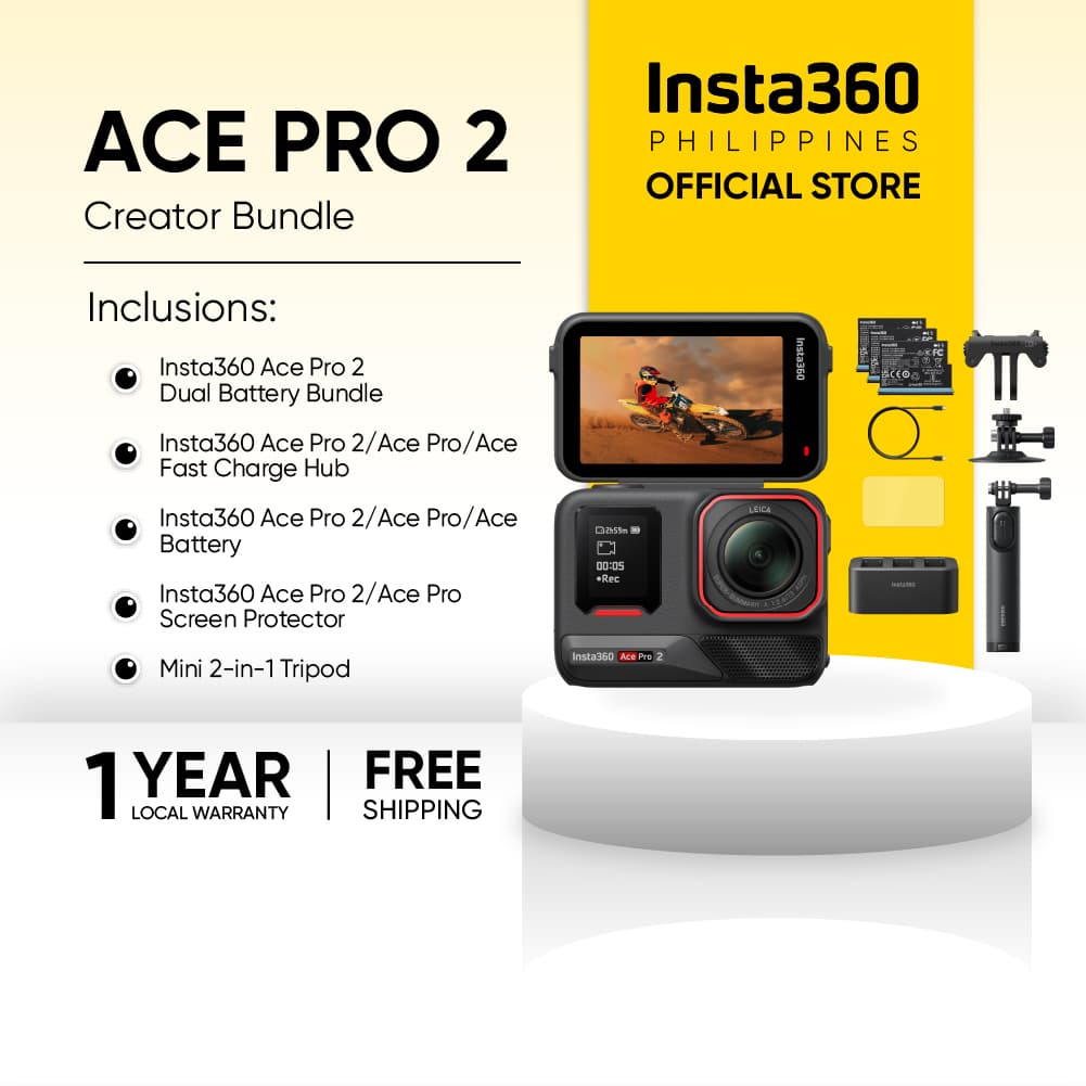 Insta360 Ace Pro 2 8K AI-Powered Action Camera with Unbeatable Low Light Performance
