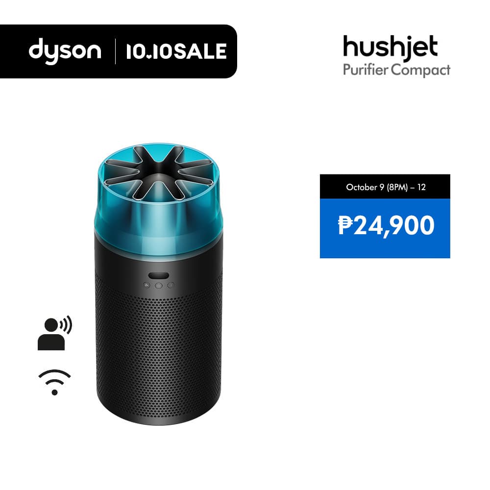 Dyson HushJet ™ Purifier Compact (Black/Teal)