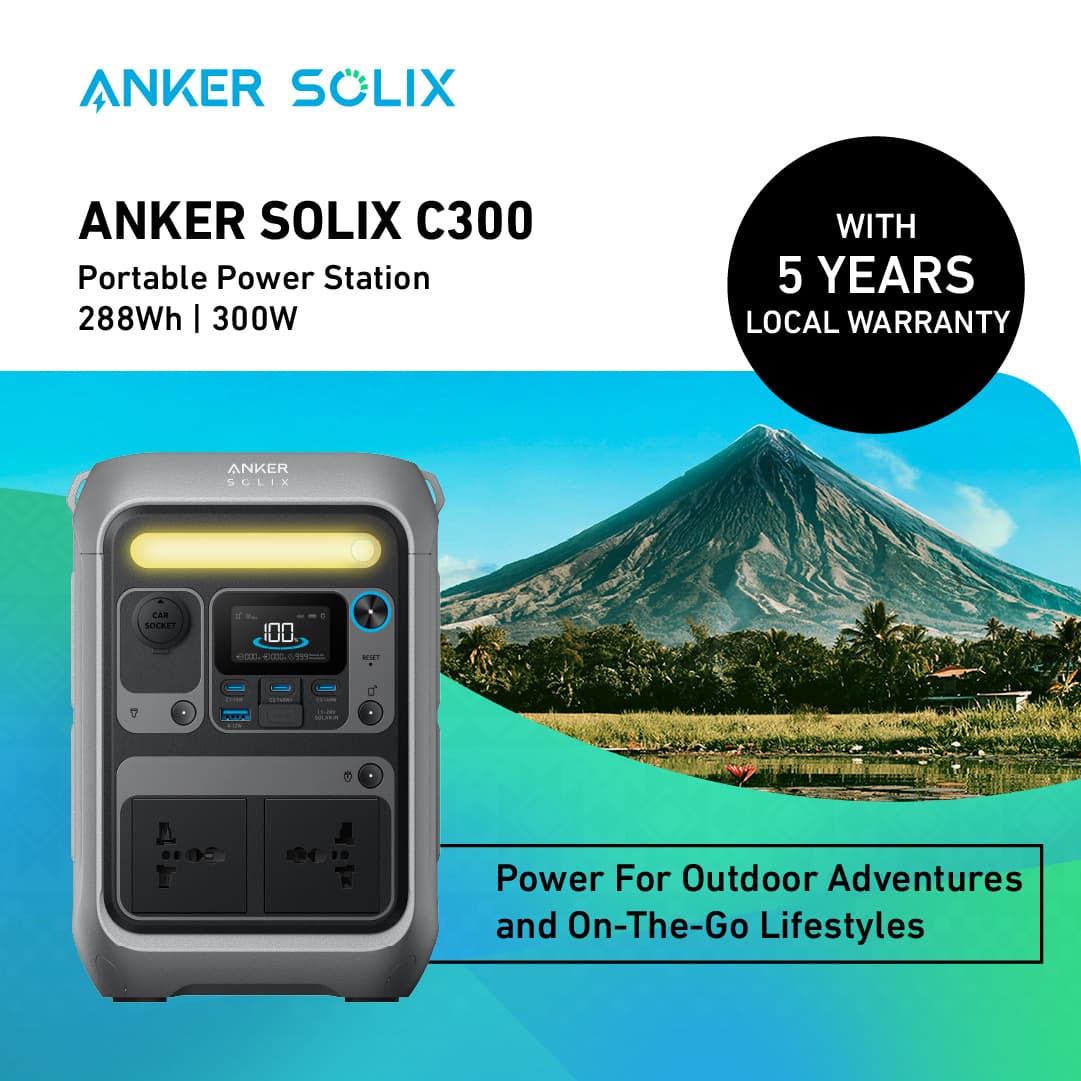Anker SOLIX C300 C Series Portable Power Station 288Wh