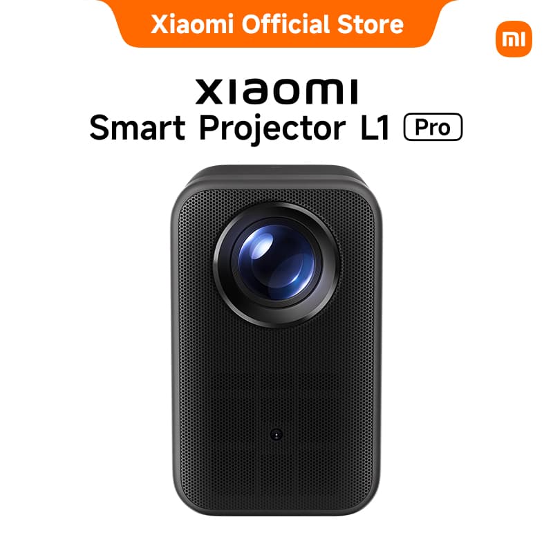 Xiaomi Smart Projector L1 Pro 1080P Projector 400 ISO Lumens Auto Focus Auto Keystone Google TV Dolby Audio 120" Home Projector WiFi Bluetooth