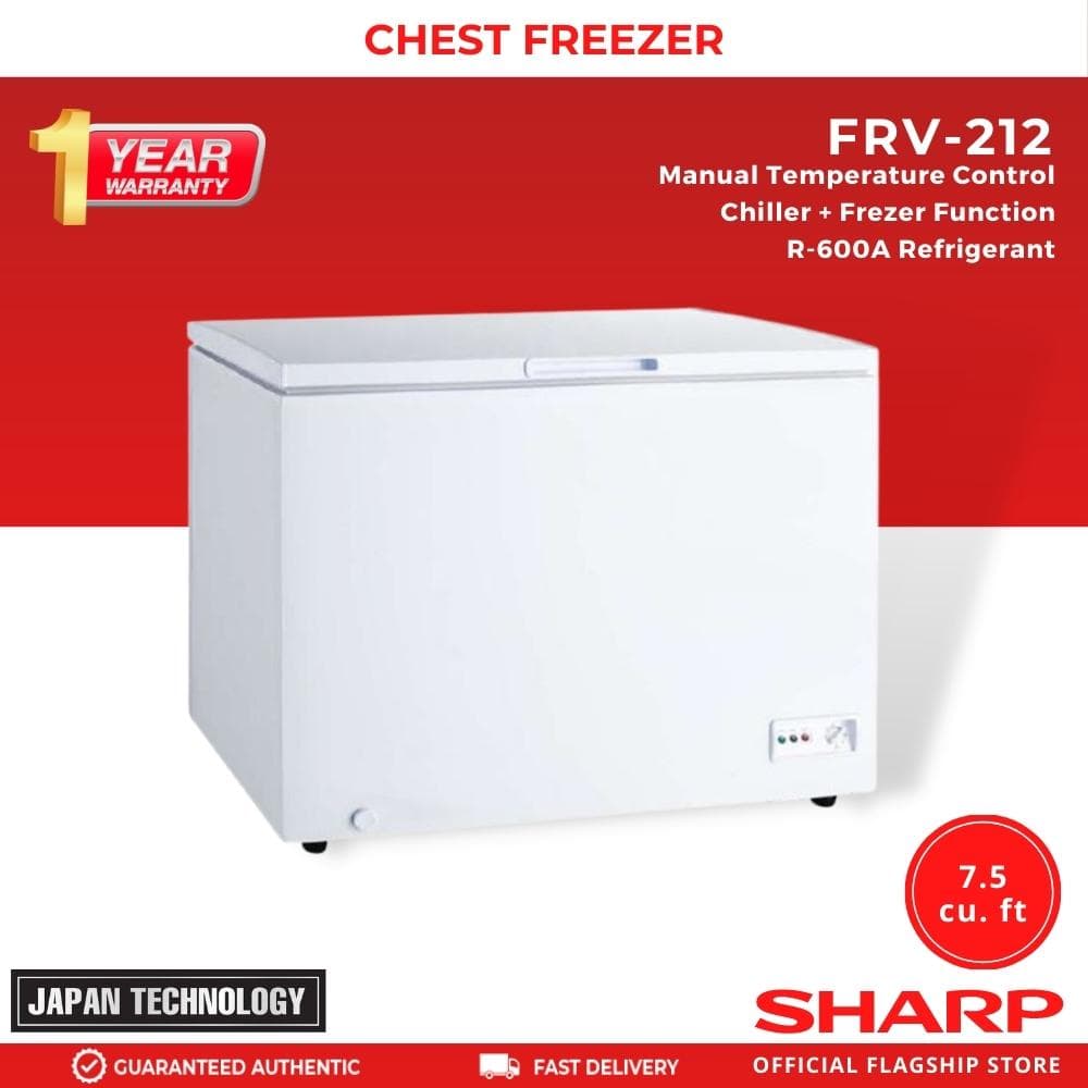 Sharp FRV-212 6.7 cu ft Chest Freezer