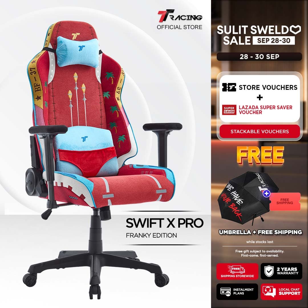TTRacing Swift X 2020 Swift X Pro Gaming Chair Office Chair Ergonomic Chair Gaming Seat - 2 Years Official Warranty