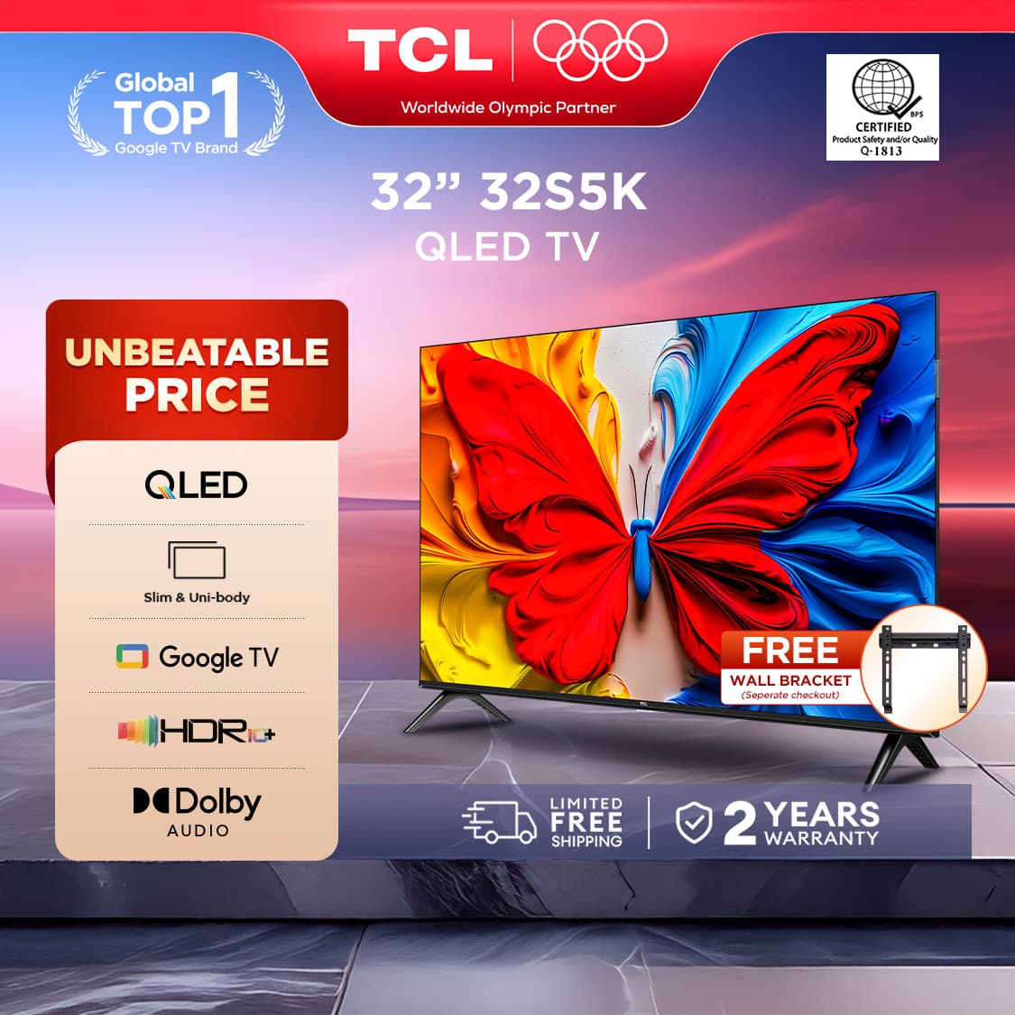 TCL 2K FHD QLED TV - S5K Series