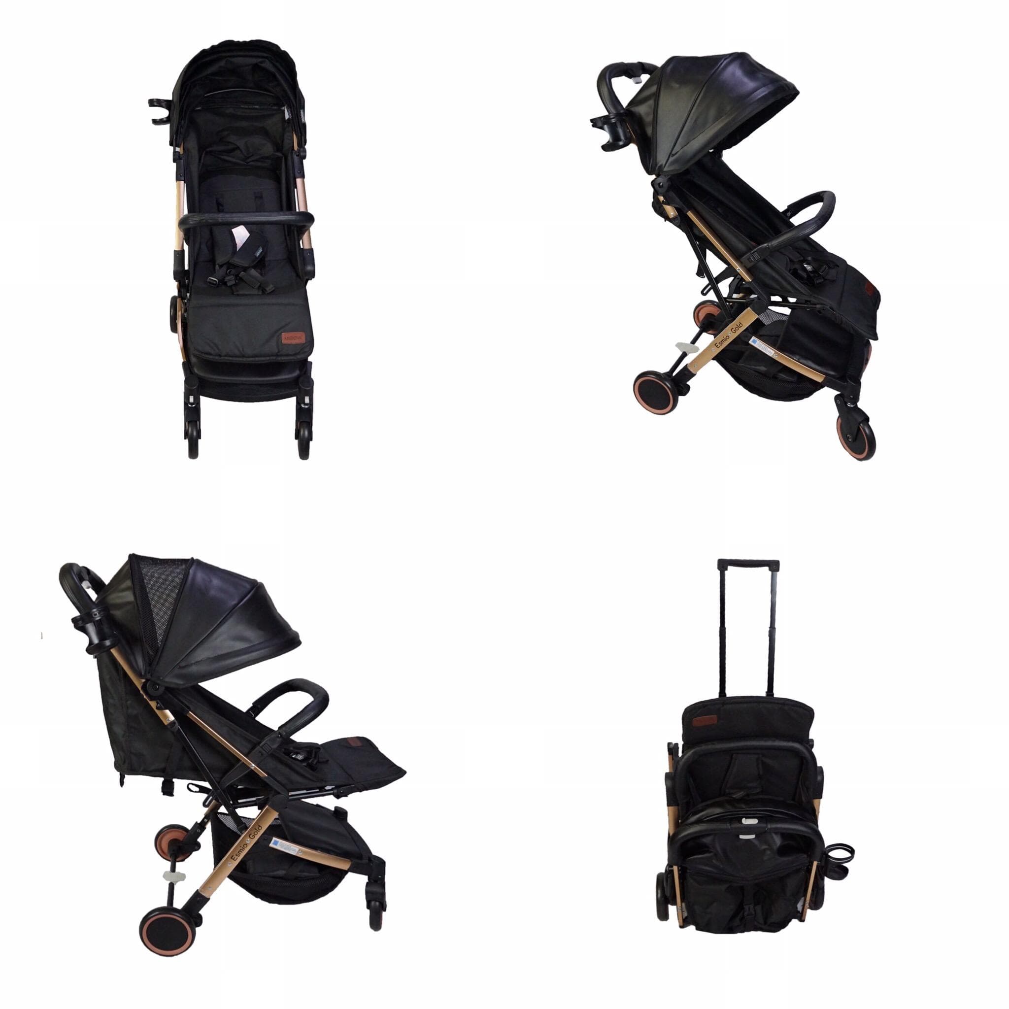 Akeeva X Evenflo Travel Stroller (Esmio Gold)