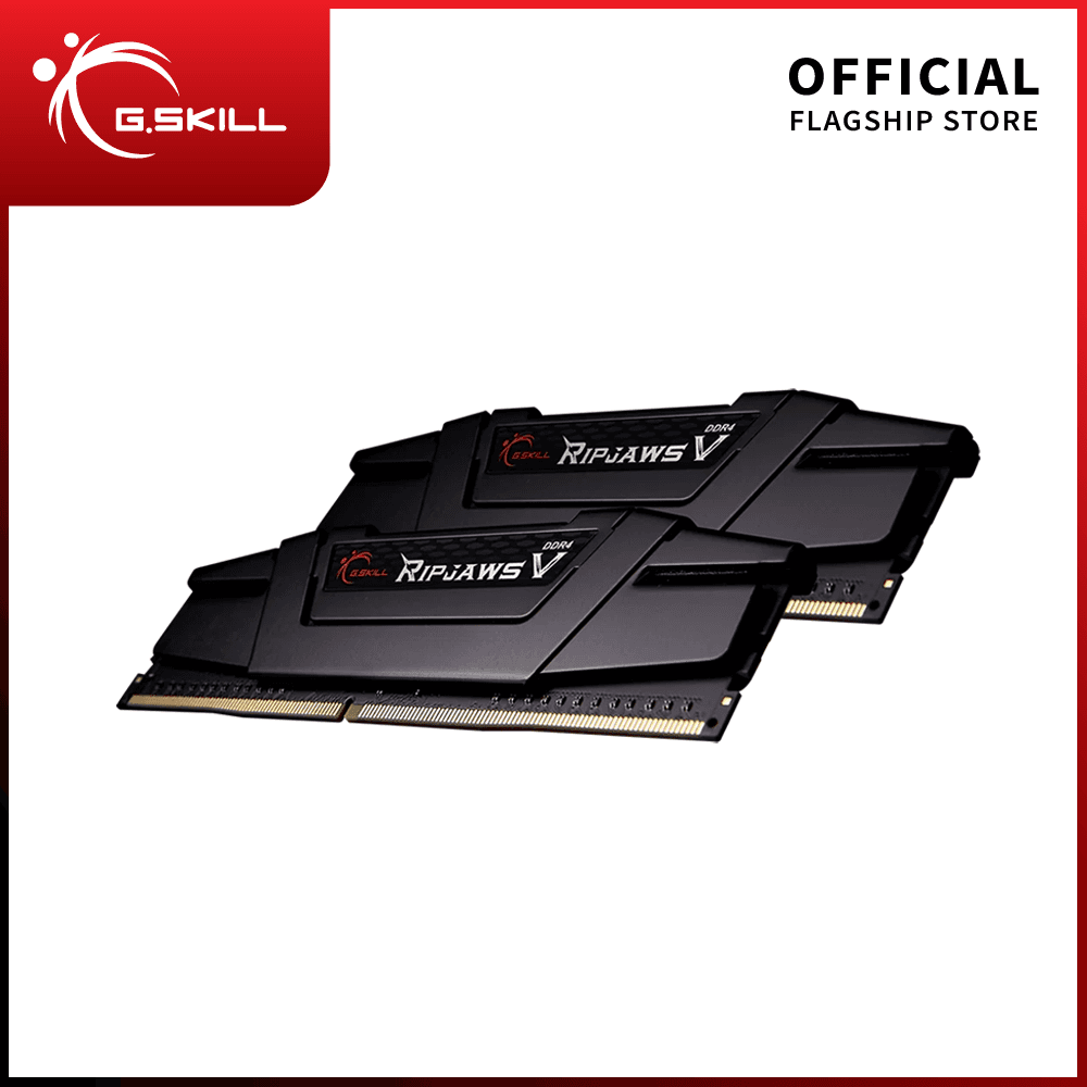 G.Skill Ripjaws V 16GB/32GB DDR4 DRAM Intel XMP 2.0 Kit of 2 Desktop RAM Memory Black