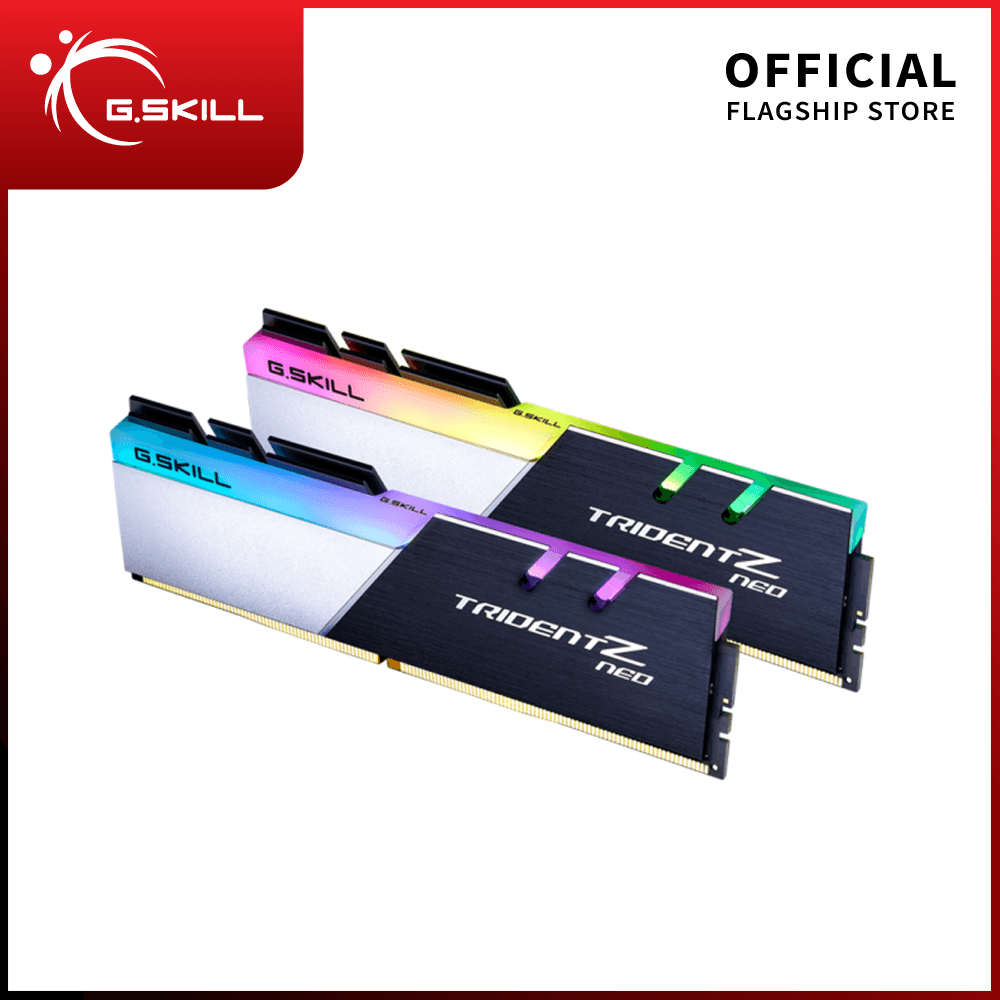 G.Skill Trident Z Neo RGB 16GB/32GB/64GB DDR4 DRAM Intel XMP 2.0 Kit of 2 Desktop RAM Memory