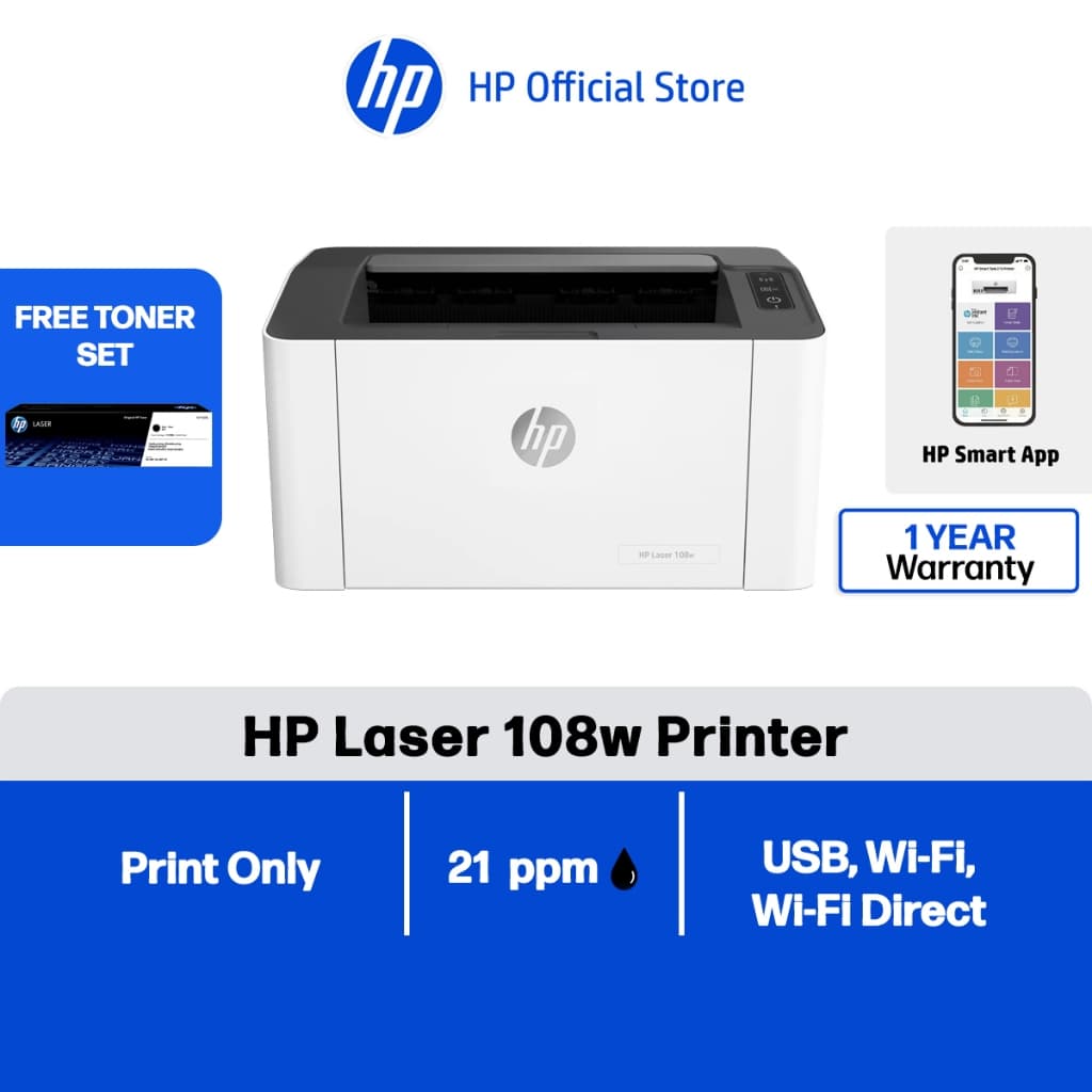 HP LASER 108A PRINTER