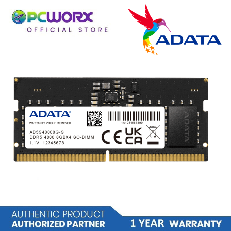 Adata AD5S48008G-S/8GB 4800MHZ Sodimm DDR5 \ Adata 8GB DDR5 RAM