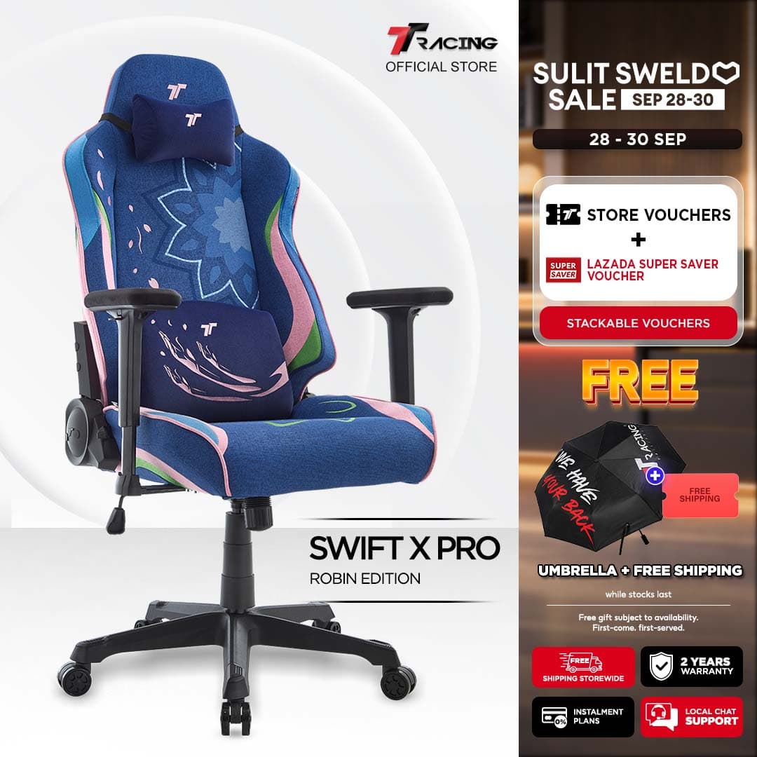 TTRacing Swift X 2020 Swift X Pro Gaming Chair Office Chair Ergonomic Chair Gaming Seat - 2 Years Official Warranty
