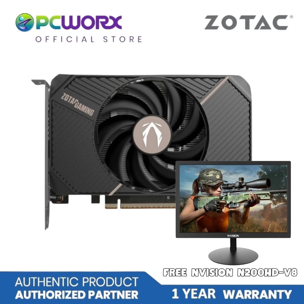 Zotac ZT-B50600G-10L RTX5060 Solo 8GB GDDR7 128-bit GPU