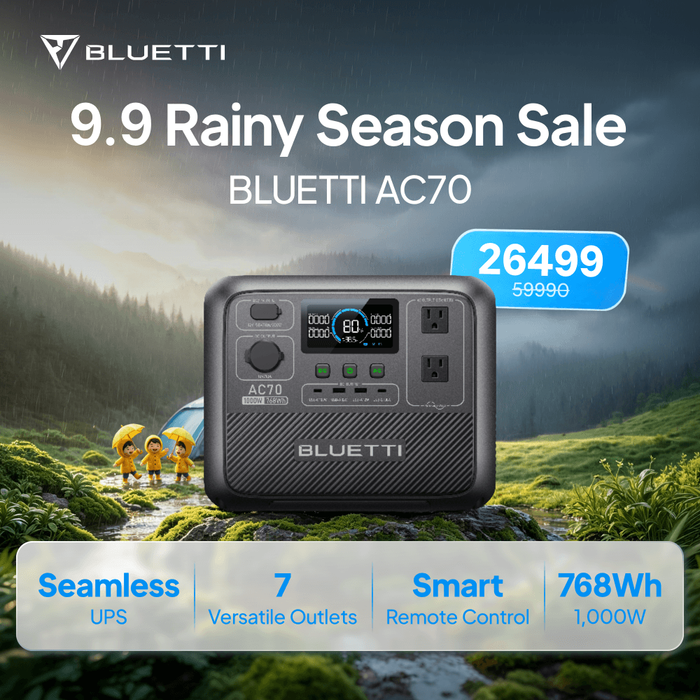BLUETTI AC70 Portable Power Station