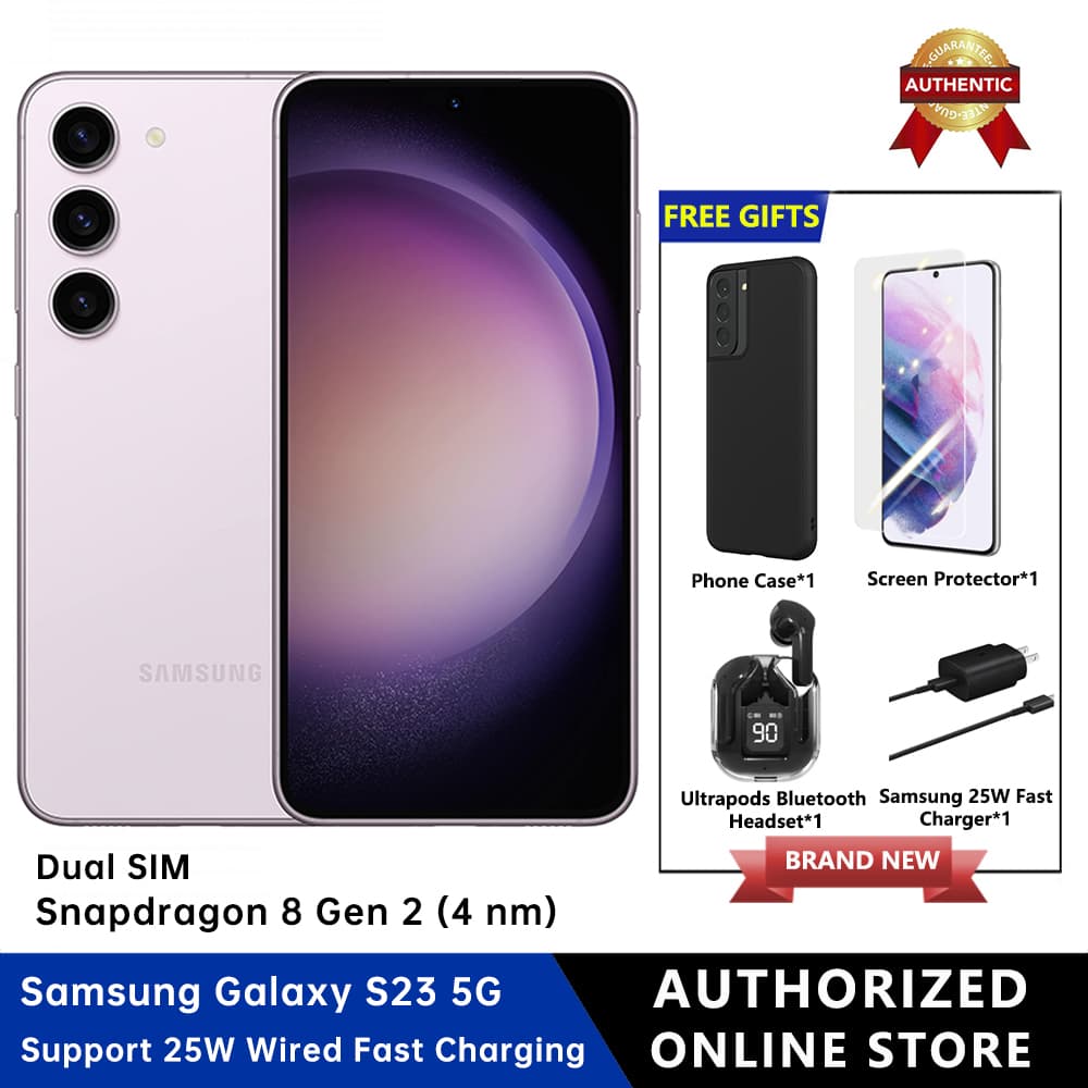 Samsung Galaxy S23 5G Dual SIM 8GB RAM + 128GB / 256GB ROM Smartphone