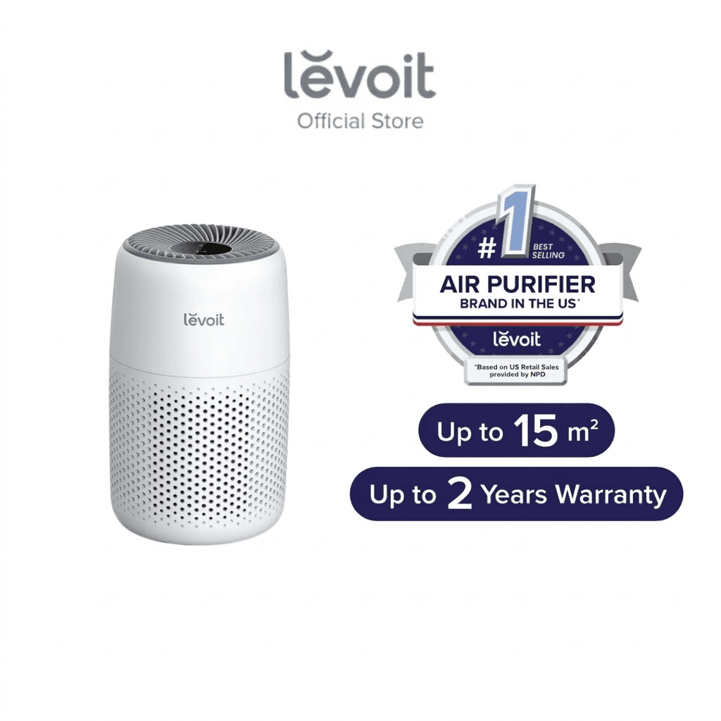 Levoit Core Mini Air Purifier Effective Area 15 ㎡ H11 True HEPA Filter (Air Purifier for Home)