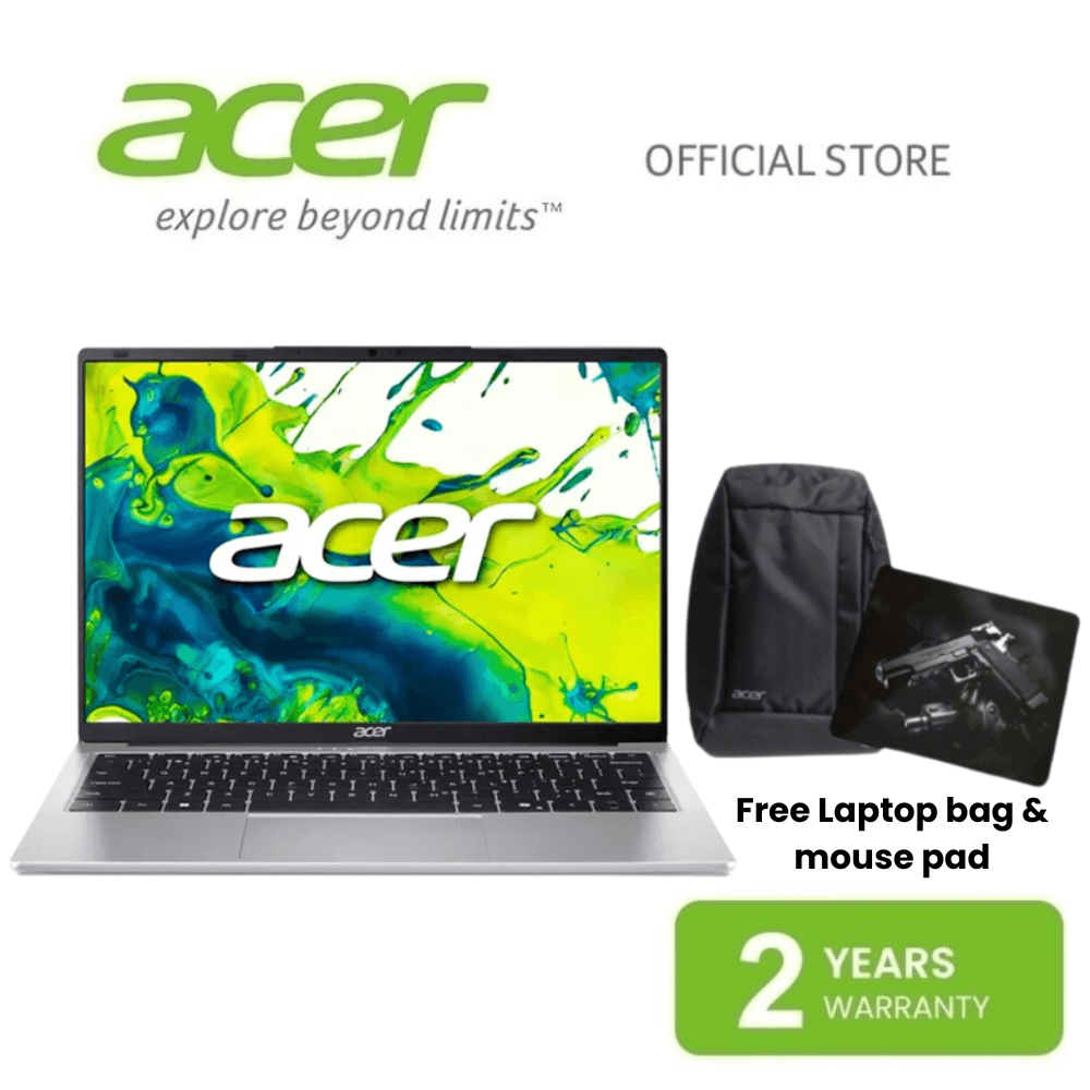 Acer AL14-45P-R10U Ryzen 3-5400U 8GB 512GB SSD 14" Shared W11 H&S+M365 Silver
