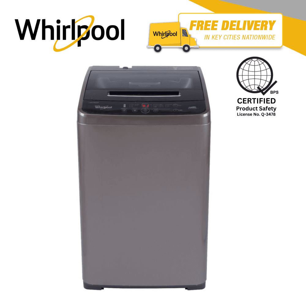 Whirlpool 7.8 kg Top Fully Automatic Washing Machine with Dryer LSP780GP (Graphite)