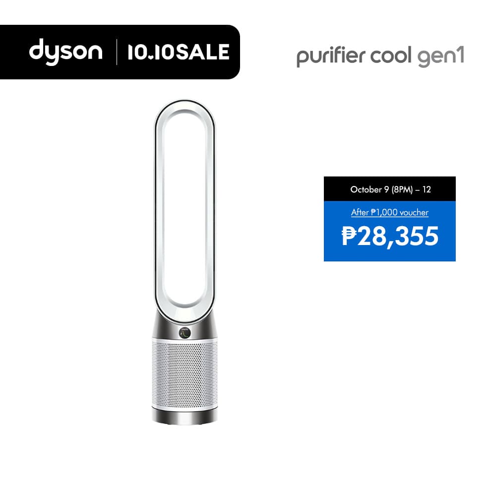 Dyson Purifier Cool ™ Gen1 TP10 (White) Air Purifier Fan for Haze, Dust, Influenza & Allergies