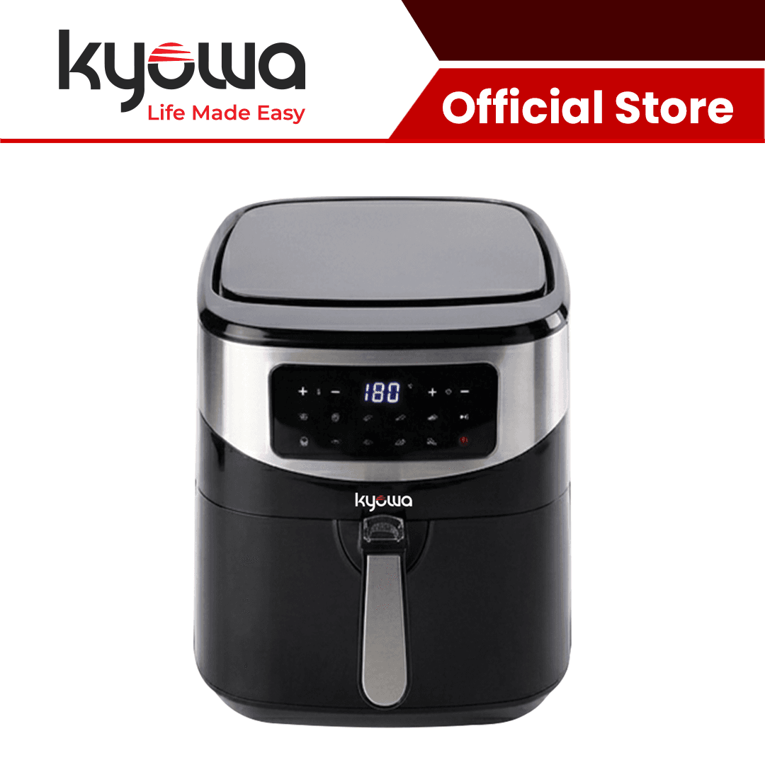 Kyowa 7.0 Liters Digital Air Fryer with Air Cyclone Technology - Black (KW-3834)