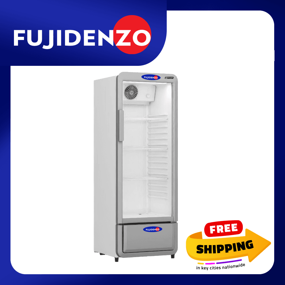 Fujidenzo 7.9 cu. ft. HD Inverter No Frost Showcase Chiller ISUN-79I (Grey)