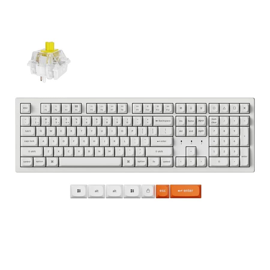 Keychron K10 Max QMK Mechanical Keyboard Full Layout, Tri-mode, RGB, QMK/Launcher, Hotswap